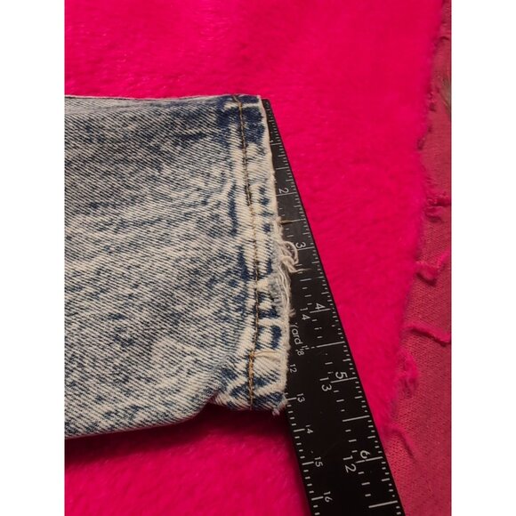 Vintage Rio by Stephen Mardon Acid Wash High Waist Jeans Junior Size 7 80s - Picture 10 of 10